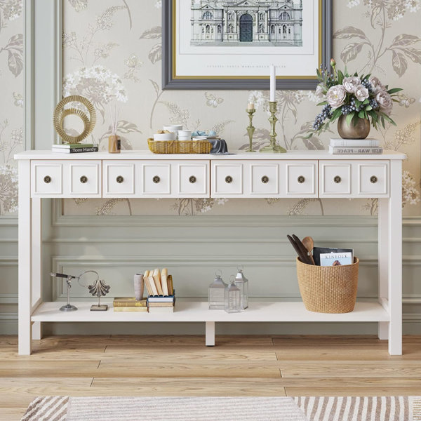 Winston Porter Medeea 60" Console Table Extra Long Entryway Table with ...